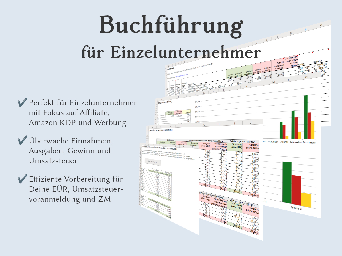 Buchführung für Einzelunternehmer